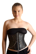 Noir Goth Under-Bust Original Steel Boned Corset