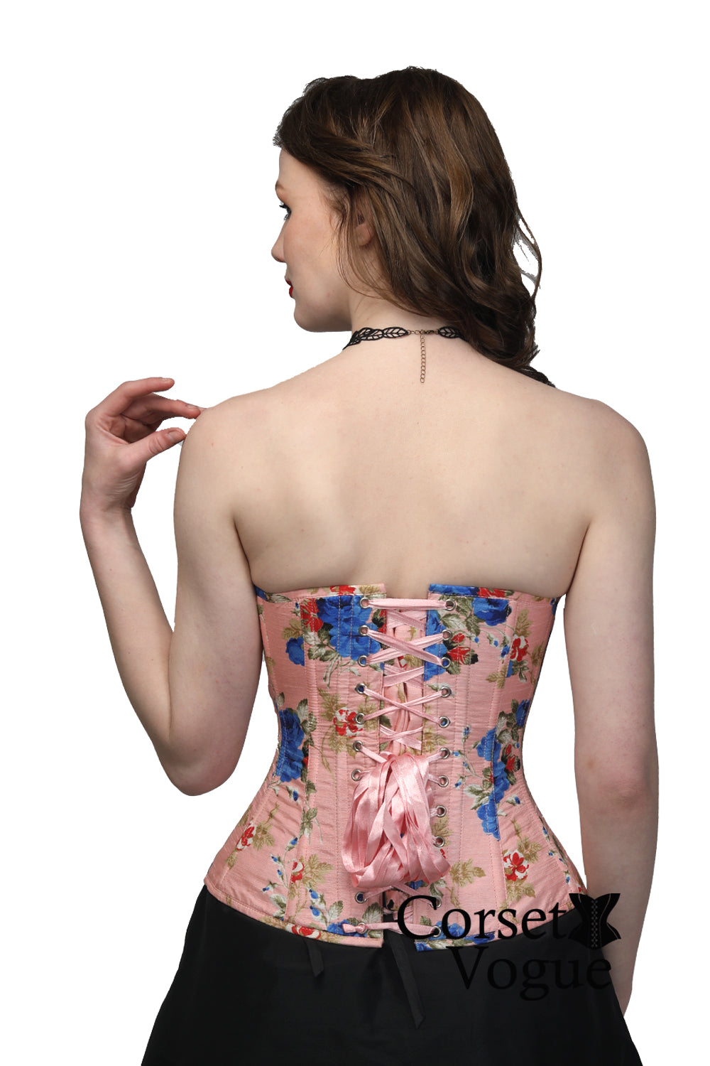 Athena Printed Over Bust Corset