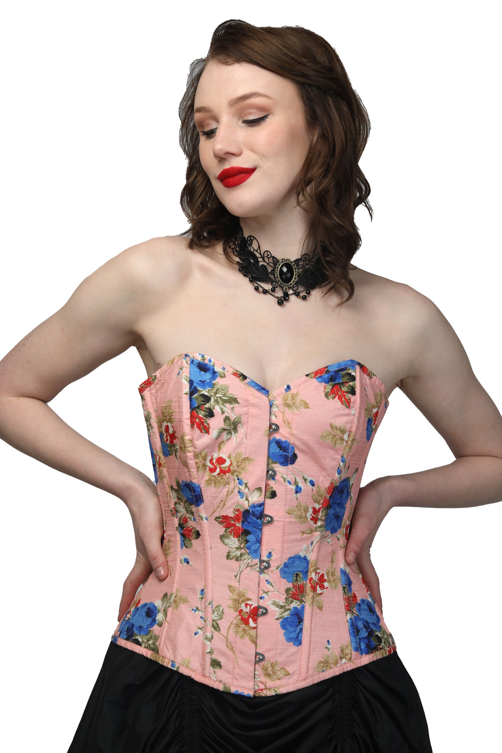 Athena Printed Over Bust Corset