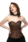 Steampunk Steel Boned Over Bust Corset